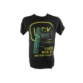 Glock Perfection fekete póló, "M"