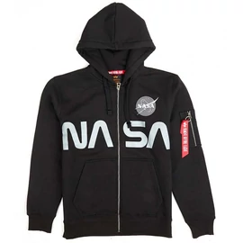 Alpha Industries NASA Zip Hoody pullóver, black, L