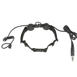 Baofeng gégemikrofon fülhallgatóval, fekete