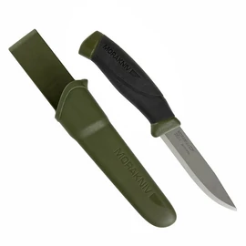 Morakniv Companion stainless steel kés, olive