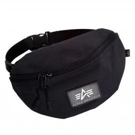 Alpha Industries Rubber Print Waistbag övtáska, fekete