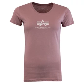 Alpha Industries New Basic T Wmn póló, silver pink, M