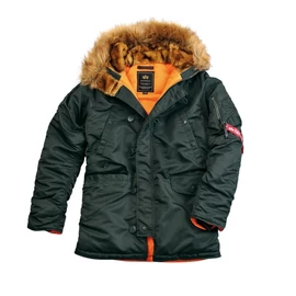 Alpha Industries N3B VF59 kabát, dark petrol, M