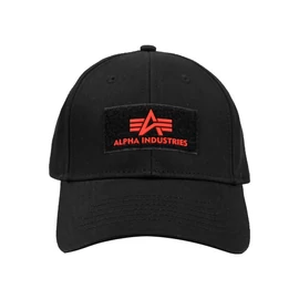 Alpha Industries Velcro Cap II baseball sapka, black red