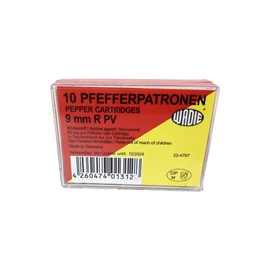 Wadie paprikapatron 9mm R, 80mg