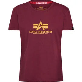 Alpha Industries New Basic T Wmn., burgundy, M