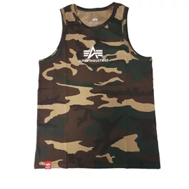 Alpha Industries Basic Tank Camo trikó, woodand camo, M