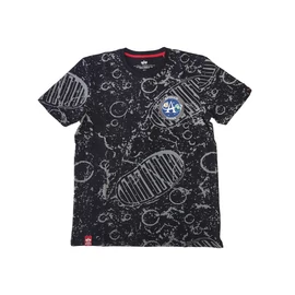 Alpha Industries LMoon Landing póló, Black, S