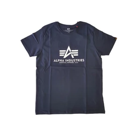 Alpha Industries Basic T reflective print, replica-blue, M