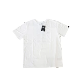 Alpha Industries Backprint T Reflective Print póló, white-reflective, M