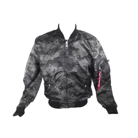 Alpha Industries MA-1TT. camouflage dzseki, fekete terep "L"