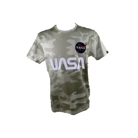Alpha Industries NASA Reflective camouflage póló, fehér "M" 