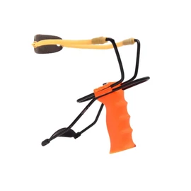 Etető csúzli. alkartámaszos, narancs