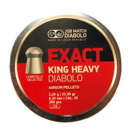 JSB Exact King Heavy cal. 6.35 (.25) lövedék