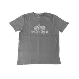 Alpha Industries Basic T Embroidery póló, dark olive, L