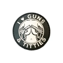 Felvarró, Guns & Titties felvarró