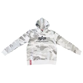 Alpha Industries Basic Zip Hoody Camouflage pullóver, white camo, L