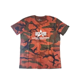 Alpha Industries Basic T-Shirt Camo póló, burned camo, M