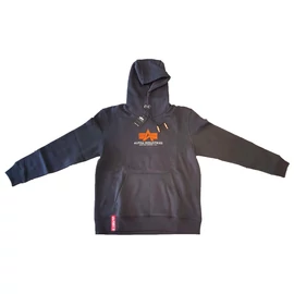 Alpha Industries Basic Hoody Rubber kapucnis pulóver, vintage grey, M