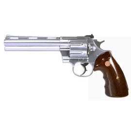 Zastava R-357 green gázos airsoft revolver, króm