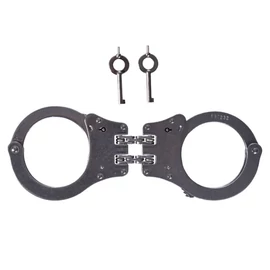 Miltec dupla záras nemesacél bilincs, ezüst