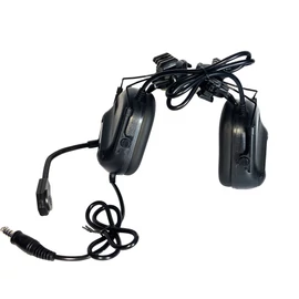 ERM H, Fast sisakra rögzíthető Headset, fekete