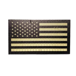 Felvarró, USA zászló, fényvisszaverős, Tan