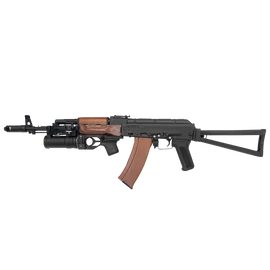 Dboys AK74S elektromos airsoft gépkarabély gránátvetővel acél/fa