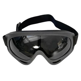 Ballisztikai védőszemüveg, szivacsos, fekete, sötétített lencsével