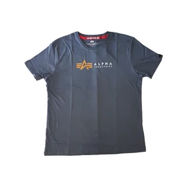 Alpha Industries Alpha Label T póló, greyblack, M