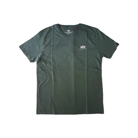 Alpha Industries Basic T Small Logo póló, dark olive, M