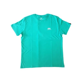Alpha Industries Basic T Small Logo póló, atomic green, M