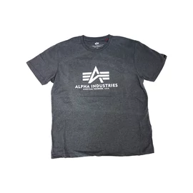 Alpha Industries Basic T póló, Charcoal heather-white, M