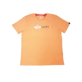 Alpha Industries Alpha Label T póló, tangerine, L
