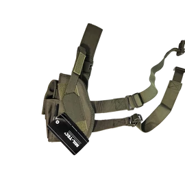 Miltec balkezes combtok pisztolyhoz - olív