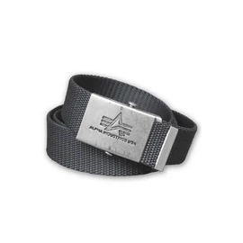 Alpha Industries Heavy Duty Belt 4 cm öv, replica grey 