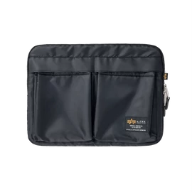 Alpha Industries Label Notebook Bag laptop táska, black - 15"