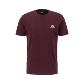 Alpha Industries Basic T Small Logo póló, deep maroon, M