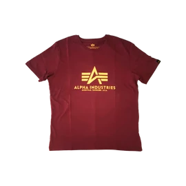 Alpha Industries Basic T-Shirt póló, burgundy, M