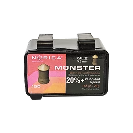 Norica Monster rézköpenyes lövedék, 5,5 mm - 150 db.