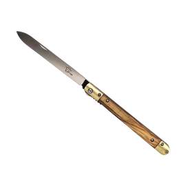 Betyár bicska, szalonnázó, olajfa markolat