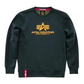 Alpha Industries Basic Sweater pulóver, dark petrol, M