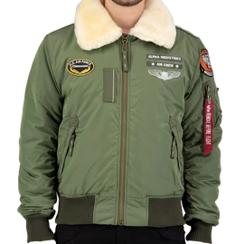 Alpha Industries Injector III Air Force kabát, sage, XL
