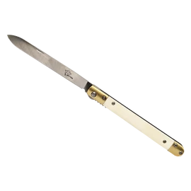 Betyár bicska, szalonnázó, csont markolat, natúr