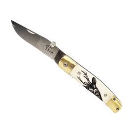 Betyár Bicska, maskara, csont markolat, őzbak