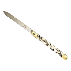 Betyár Bicska, szalonnázó, csont markolat, agancsok