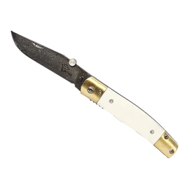 Betyár bicska, maskara, csont markolat, damaszk