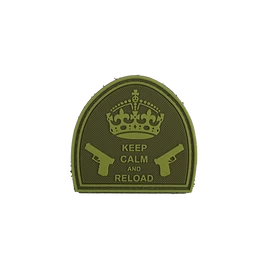 Keep Calm and Reload tan felvarró