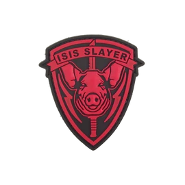 ISIS pig, vörös felvarró