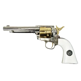 Colt Single Action Army Smoke Wagon 4,5 mm BB, arany / nikkel - CO2